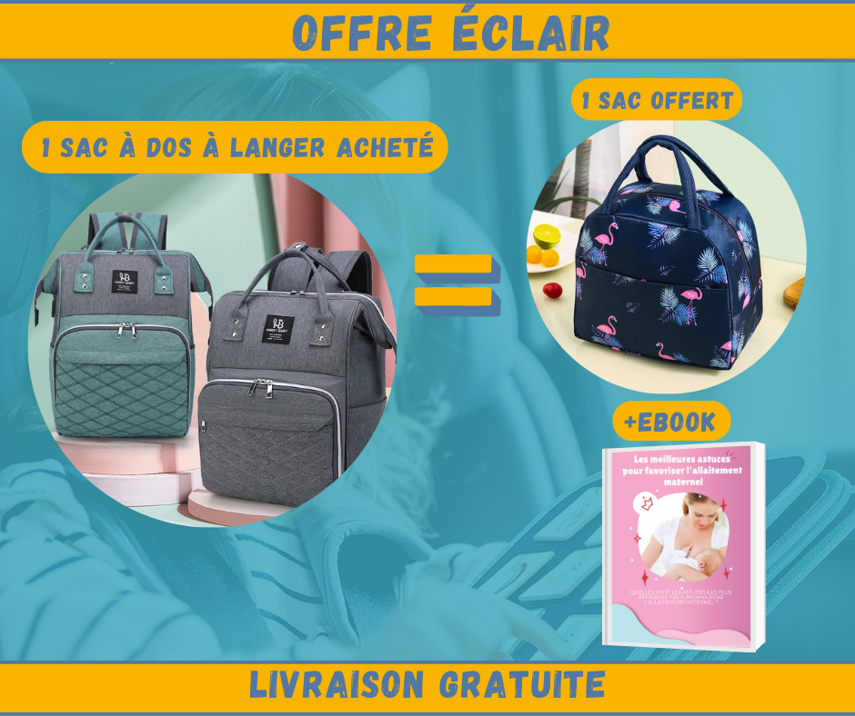 Sac à Dos à Langer - Organisation Bébé Pratique | Les Petiots™