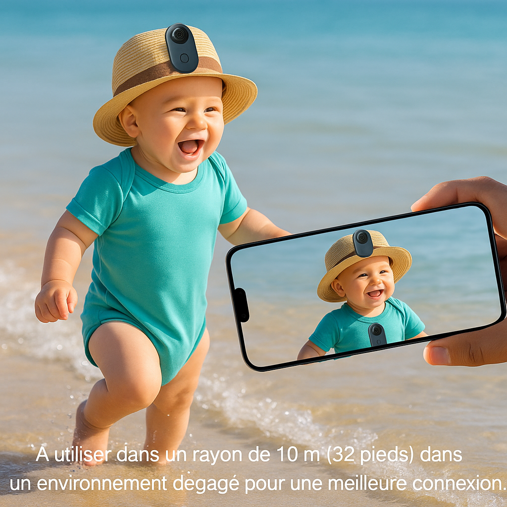 Caméra Mini WiFi Portable - Surveillance Bébé Connectée | Les Petiots™