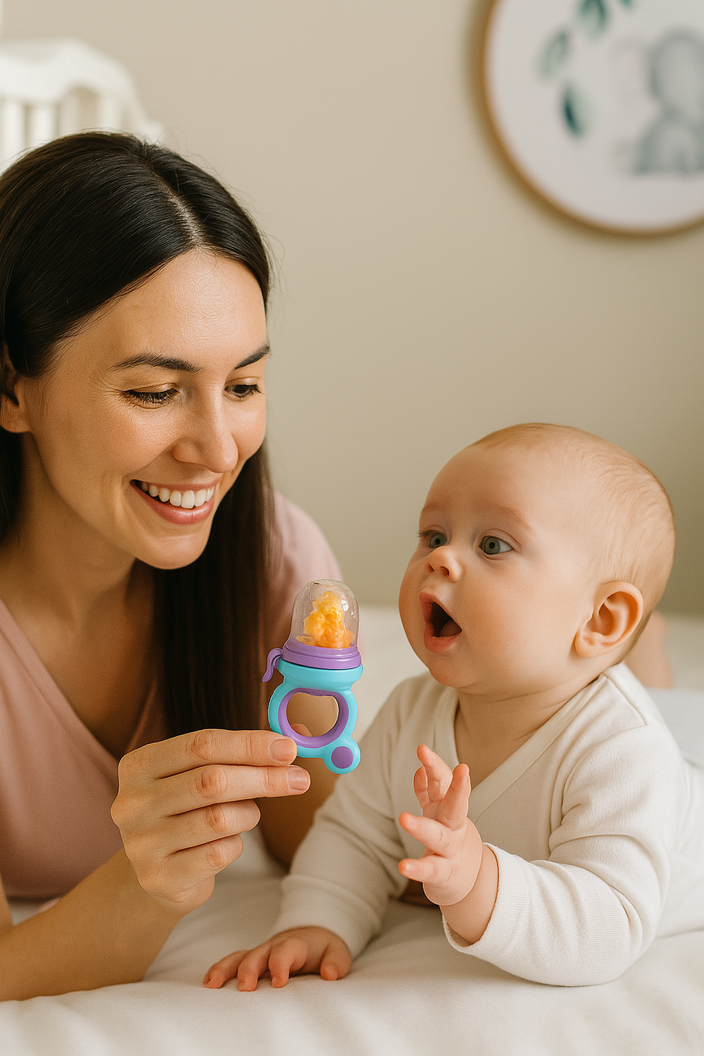 Tétine Alimentaire Bébé - Diversification Sécurisée | Les Petiots™