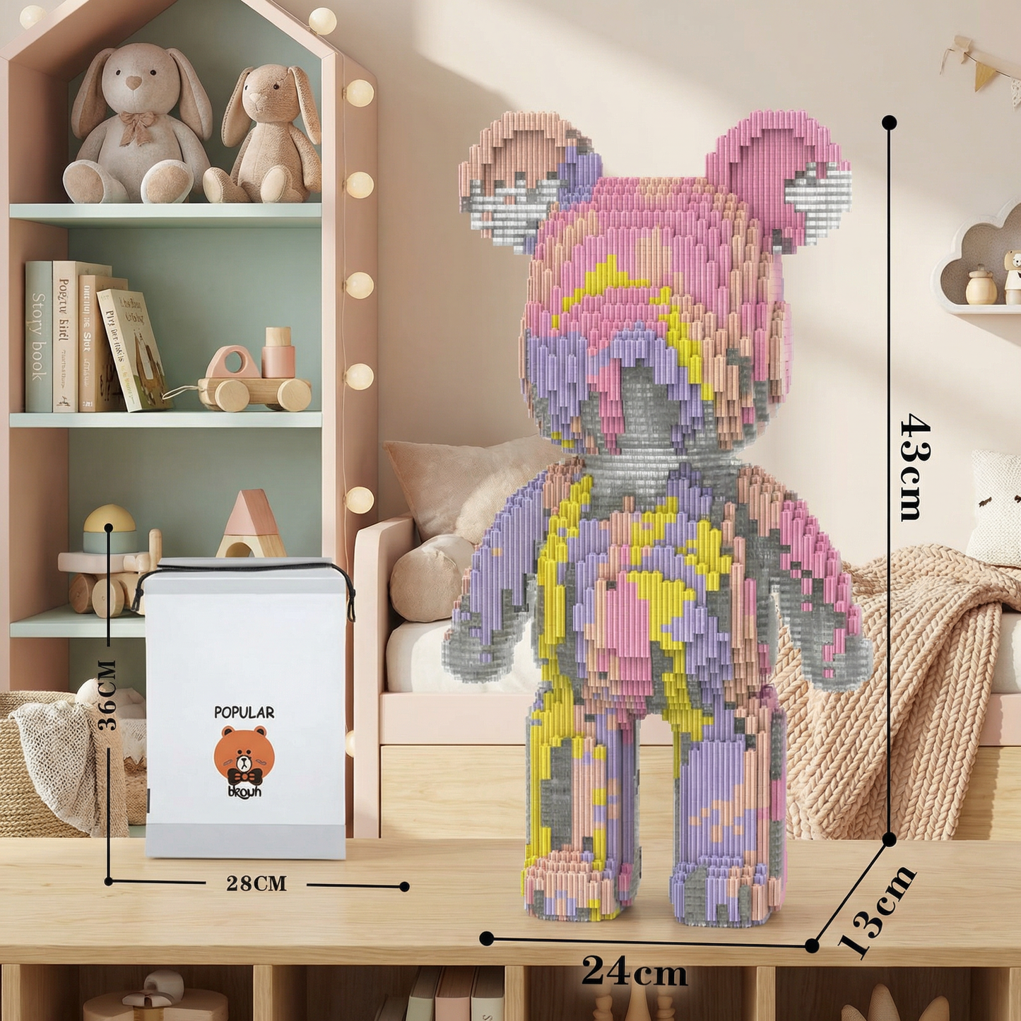 Ours Kawaii en Blocs de Construction pour Enfants | Les Petiots™ - Les Petiots