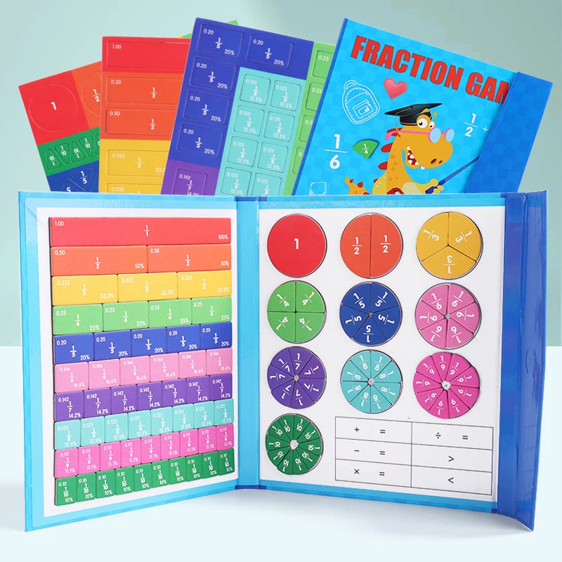 Livre Magnétique Fractions Montessori | Jouet Éducatif | Les Petiots™