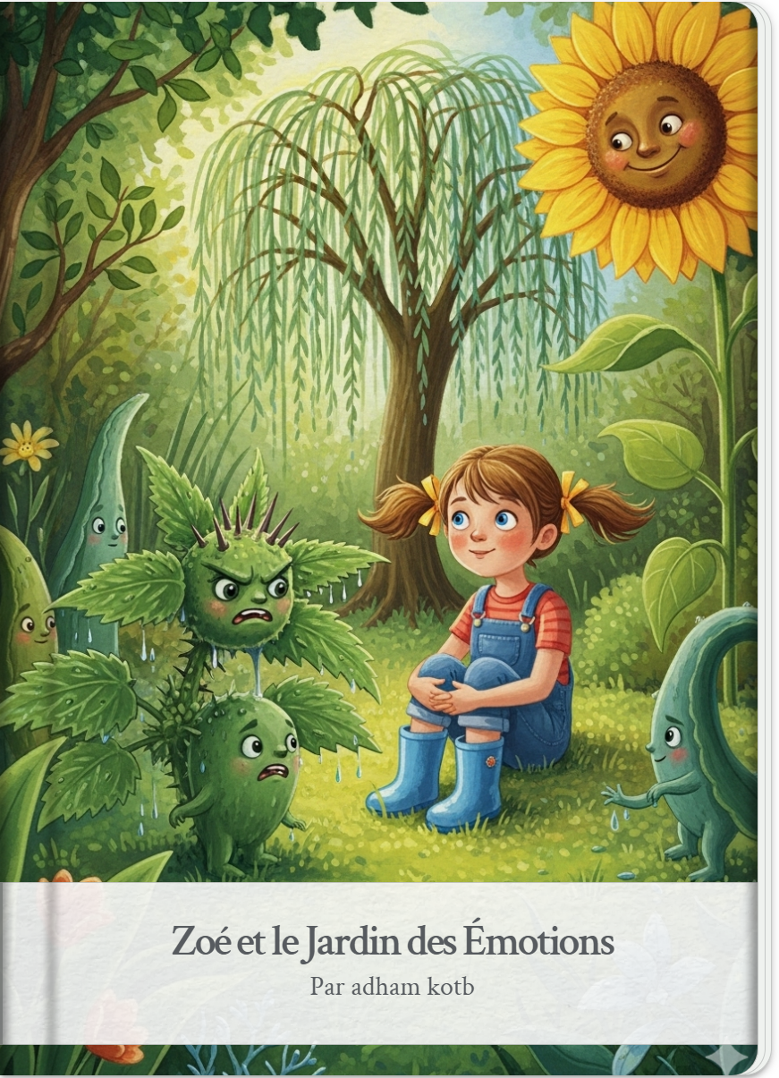 Zoé et le Jardin des Émotions 🌱 - Livre Numérique Enfant 4-8 ans - Intelligence Émotionnelle