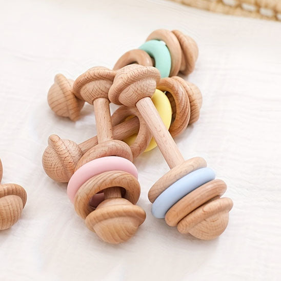 Hochet Bébé - Jouet Éveil Sensoriel Montessori | Les Petiots™