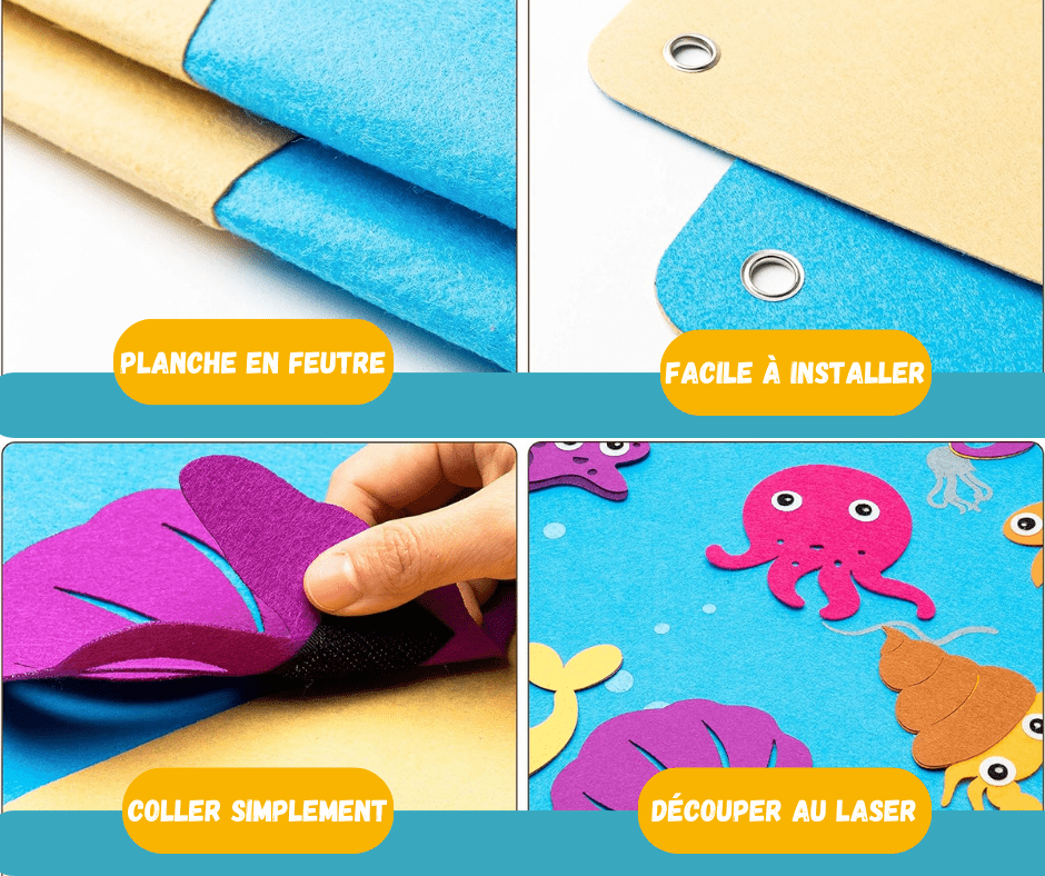 Jouet Animaux Marins - Éveil Aquatique Bébé Éducatif | Les Petiots™ - Les Petiots