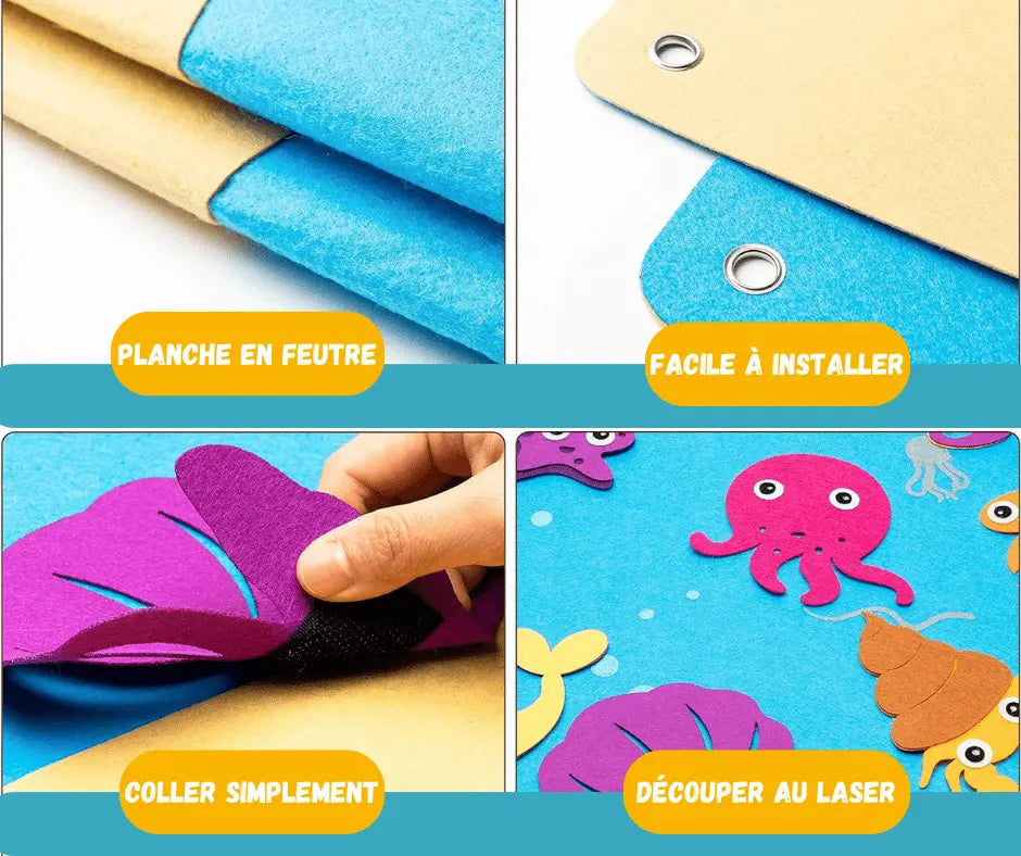 Jouet Animaux Marins - Éveil Aquatique Bébé Éducatif | Les Petiots™ - Les Petiots