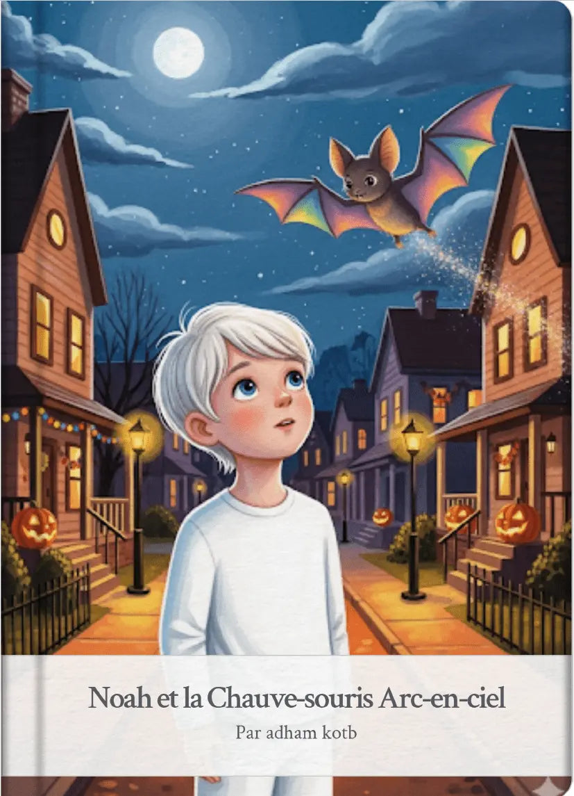 Noah et la Chauve-souris Arc-en-ciel 🦇 - Livre Numérique Enfant 4-8 ans - Confiance en soi - Les Petiots
