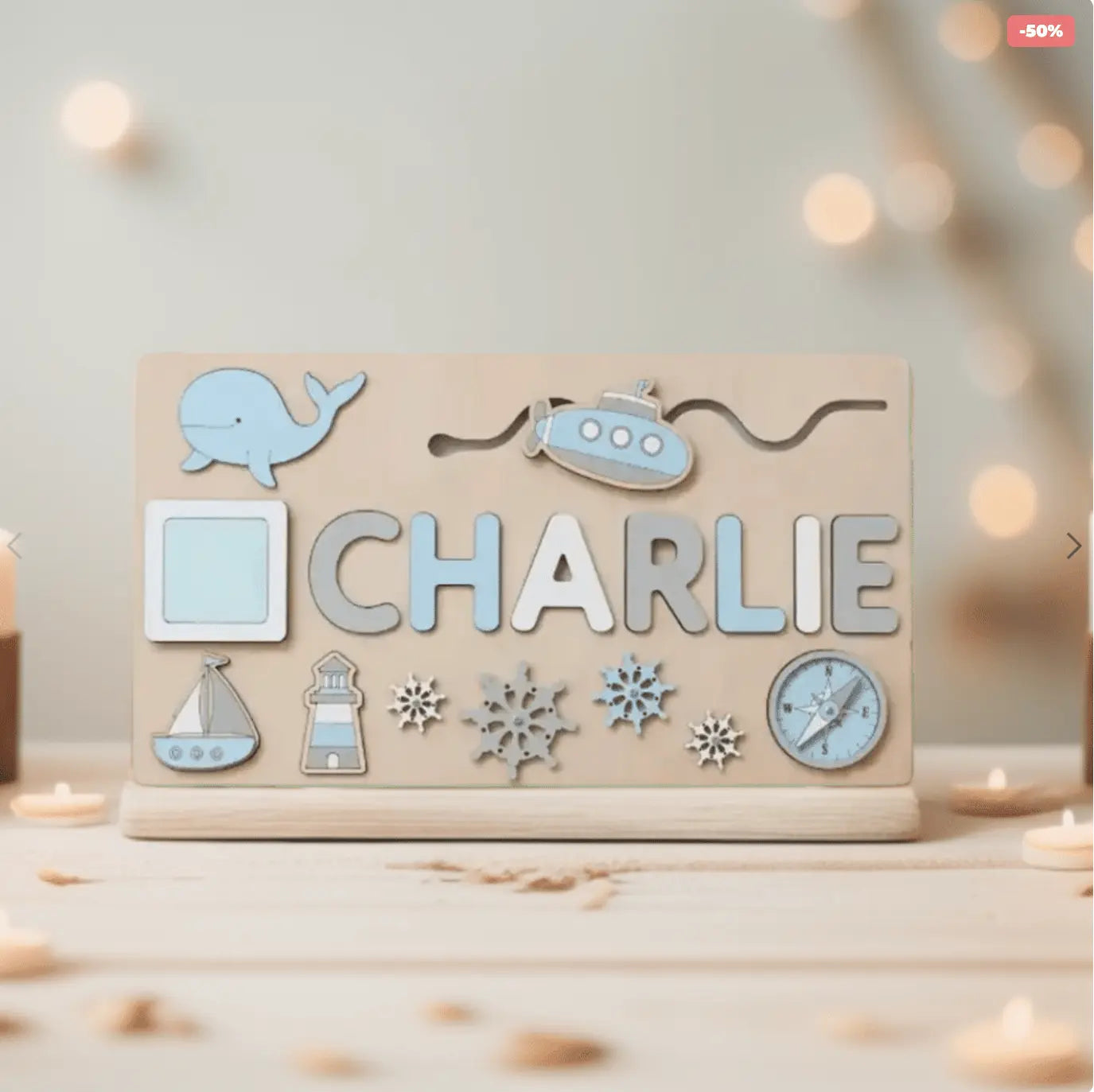 Puzzle Prénom Personnalisé Bois Montessori - Cadeau Naissance Éducatif Unique | Les Petiots™ - Les Petiots