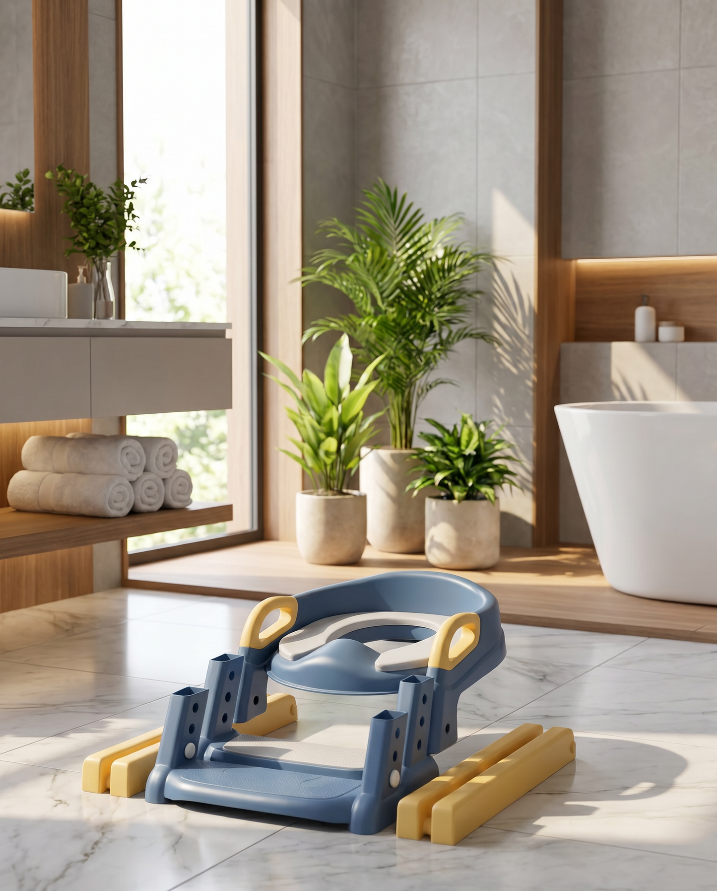 Pot bébé salle de bain