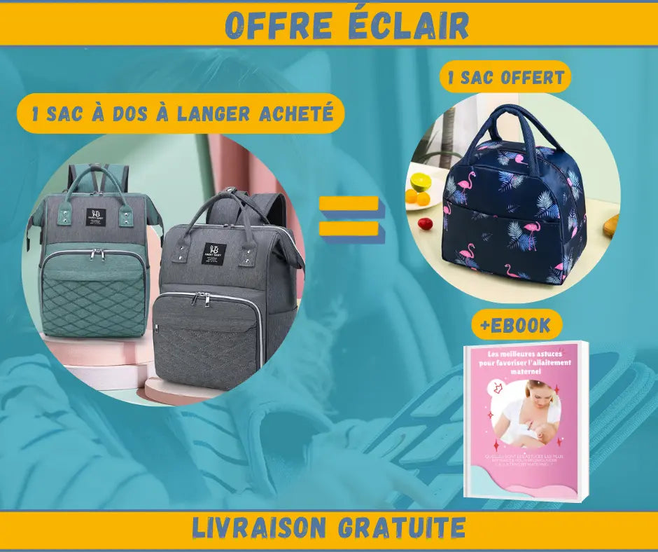 Sac à Dos à Langer - Organisation Bébé Pratique | Les Petiots™ - Les Petiots