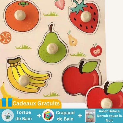 Puzzle Bébé Montessori - Jouet Éducatif Éveil | Les Petiots™