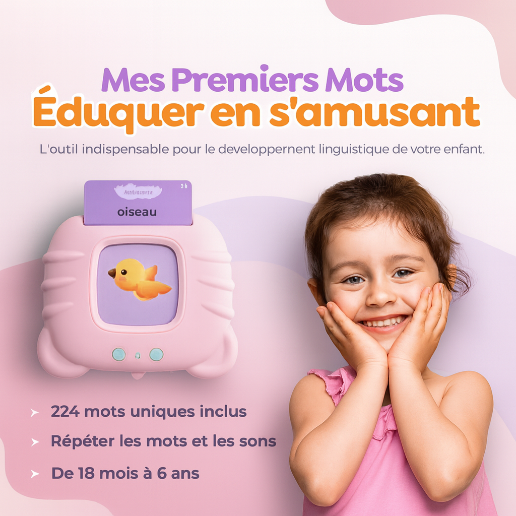 Jeu éducatif parlant – Apprendre les premiers mots dès 18 mois
