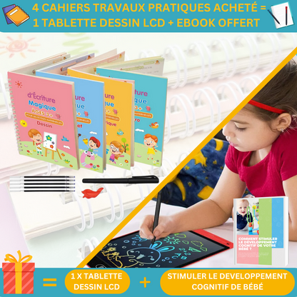 Cahier Travaux Pratiques - Apprentissage Enfant Créatif | Les Petiots™ - Les Petiots Product