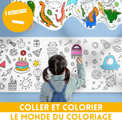 Rouleau à Dessin - Créativité Infinie Portable Enfant | Les Petiots™