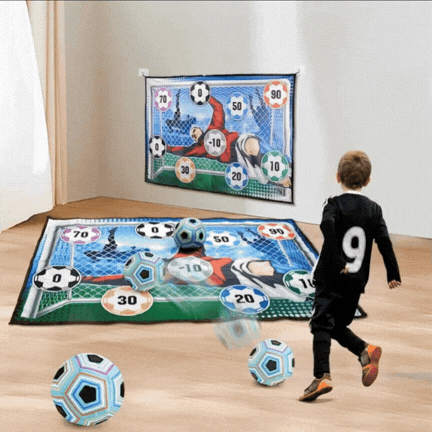 Tapis de Football Adhérent pour Enfants - Entraînement Intérieur et Extérieur