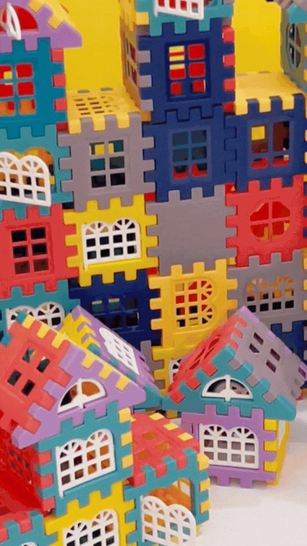 ArchiBlocs Créatifs™-Blocs de Construction Éducatifs pour Futurs Architectes (STEM) - Les Petiots