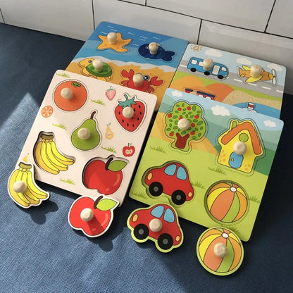 Puzzle Bébé Montessori - Jouet Éducatif Éveil | Les Petiots™