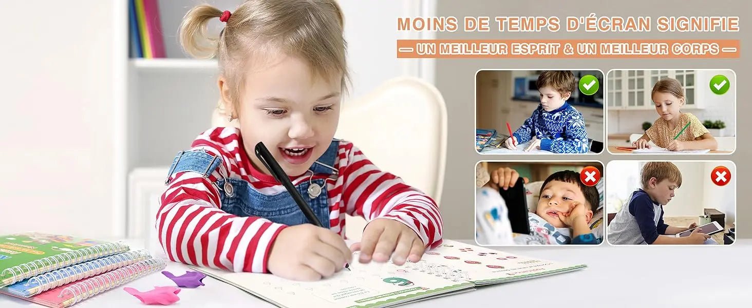 Cahier Travaux Pratiques - Apprentissage Enfant Créatif | Les Petiots™ - Les Petiots