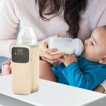 Chauffe Biberon Portable USB Rechargeable - Contrôle Température 37 - 55°C | Les Petiots™ - Les Petiots