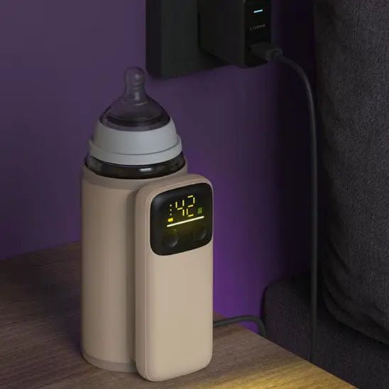 Chauffe Biberon Portable USB Rechargeable - Contrôle Température 37 - 55°C | Les Petiots™ - Les Petiots