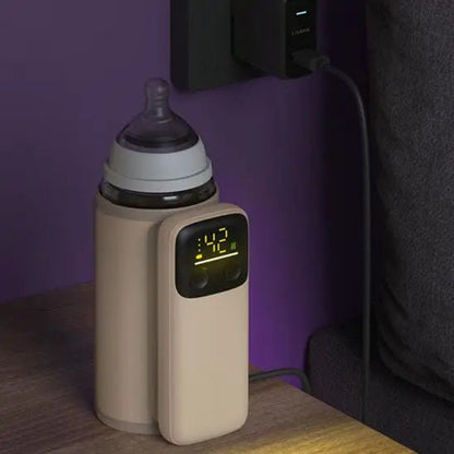 Chauffe Biberon Portable USB Rechargeable - Contrôle Température 37 - 55°C | Les Petiots™ - Les Petiots