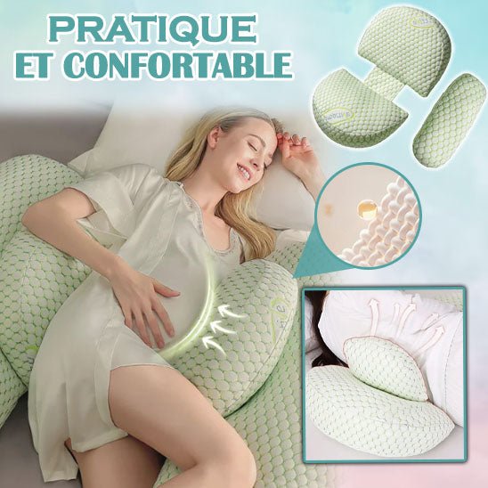 Coussin de Grossesse - Confort Maternité Coton Bio | Les Petiots™ - Les Petiots