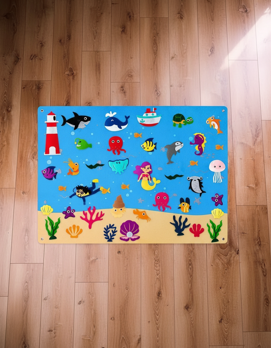Jouet animaux marins — scène premium