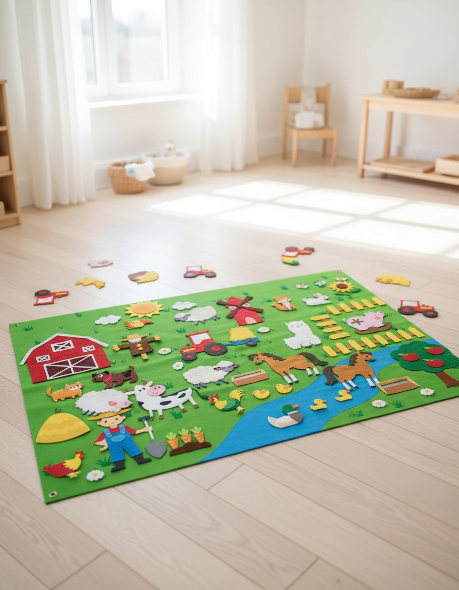 Jeu La Ferme — scène premium