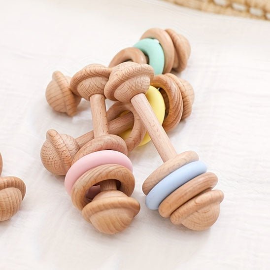 Hochet Bébé - Jouet Éveil Sensoriel Montessori | Les Petiots™ - Les Petiots