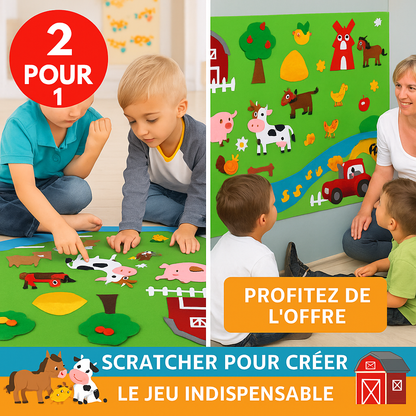 Jeu la Ferme - Découverte Animaux Éducatif Enfant | Les Petiots™