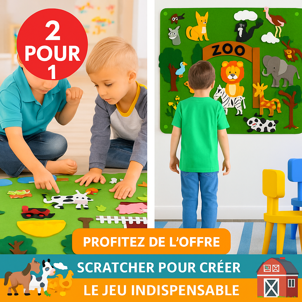 Jeu la Ferme - Découverte Animaux Éducatif Enfant | Les Petiots™