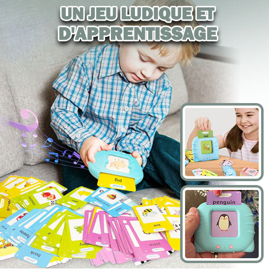 Carte Flash d'Éducation Précoce pour Enfant, Jouets d'ApprentiCumbria Précoce du dériv, Livre Audio Électronique en Anglais, Cadeau - Les Petiots Product