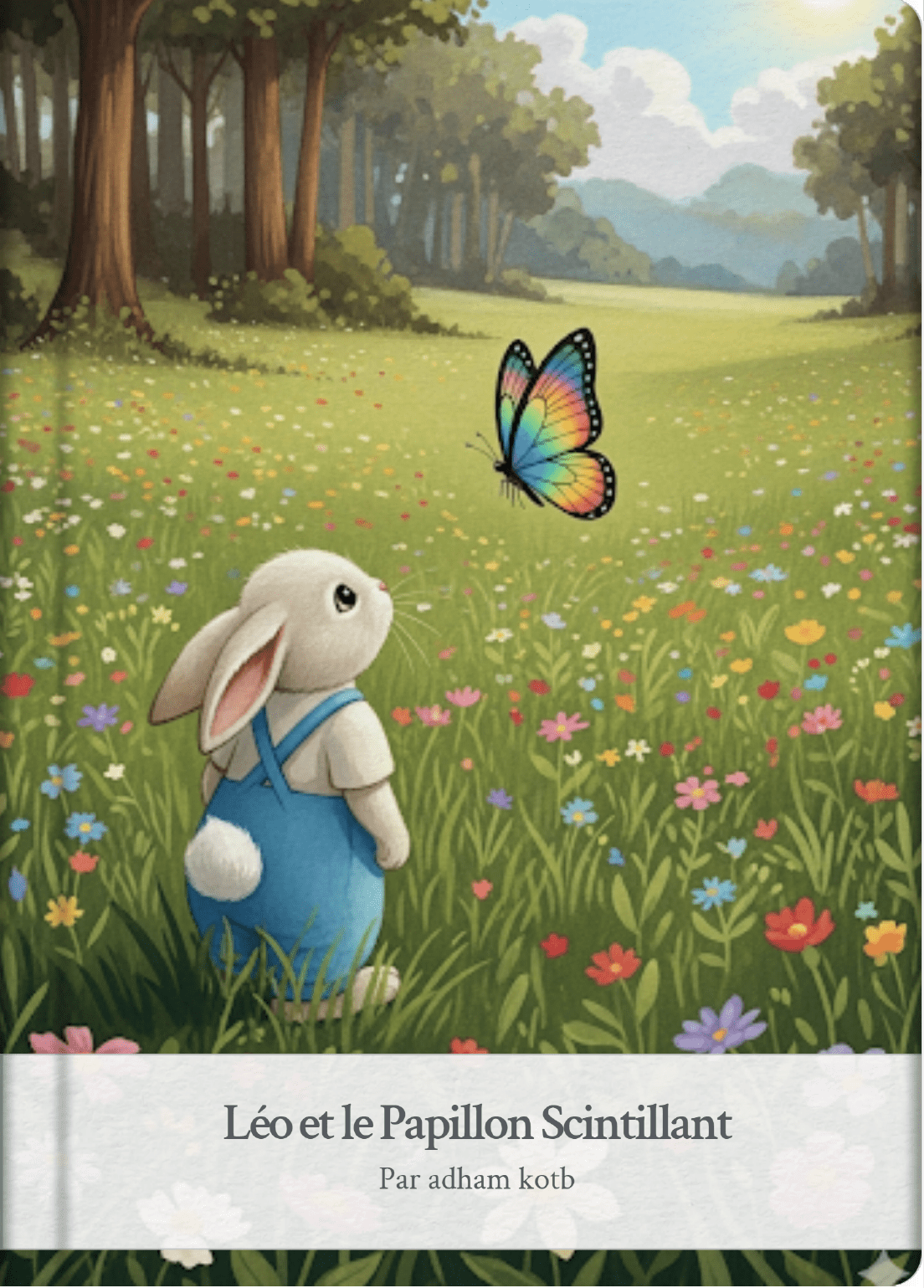 Léo et le Papillon Scintillant 🐇🦋 - Livre Numérique Enfant 3 - 6 ans - Obéissance et Sécurité - Les Petiots