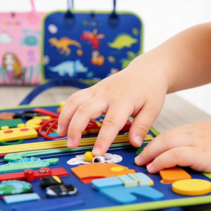 Planche d'Activités Montessori : L'Éveil Sensoriel Complet pour Bébé