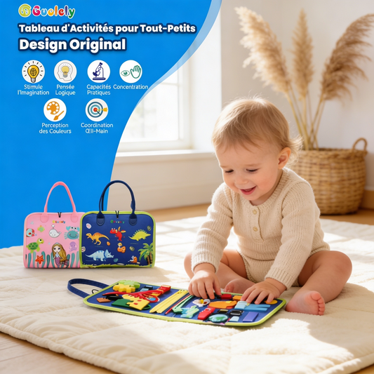Pack Éveil Montessori 0-3 ans - Planche d'activités sensorielle Montessori - Les Petiots