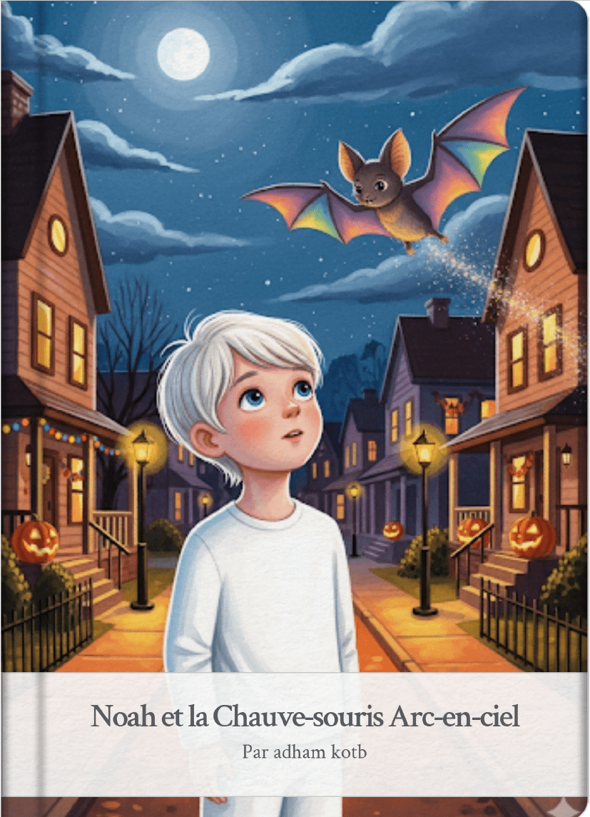 Noah et la Chauve - souris Arc - en - ciel 🦇 - Livre Numérique Enfant 4 - 8 ans - Confiance en soi - Les Petiots