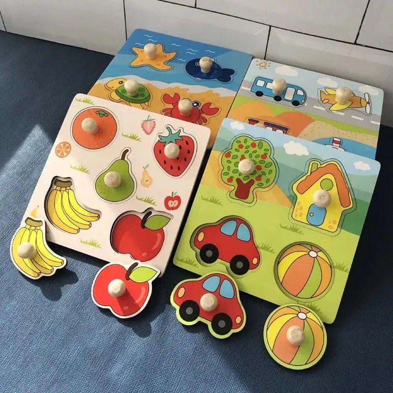 Puzzle Bébé Montessori - Jouet Éducatif Éveil | Les Petiots™ - Les Petiots
