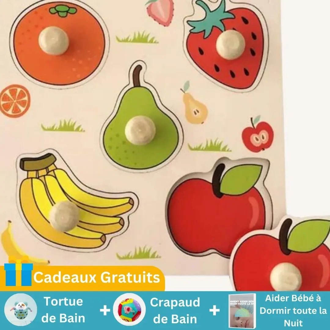 Puzzle Bébé Montessori - Jouet Éducatif Éveil | Les Petiots™ - Les Petiots