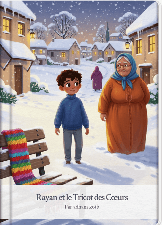 Rayan et le Tricot des Cœurs 🧶 - Livre Numérique Enfant 4 - 8 ans - Générosité et Héritage - Les Petiots