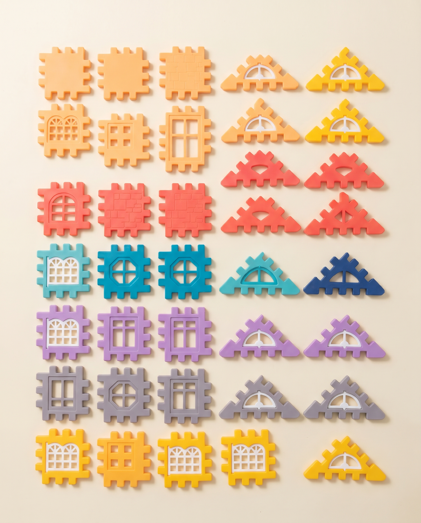 ArchiBlocs pièces flat-lay