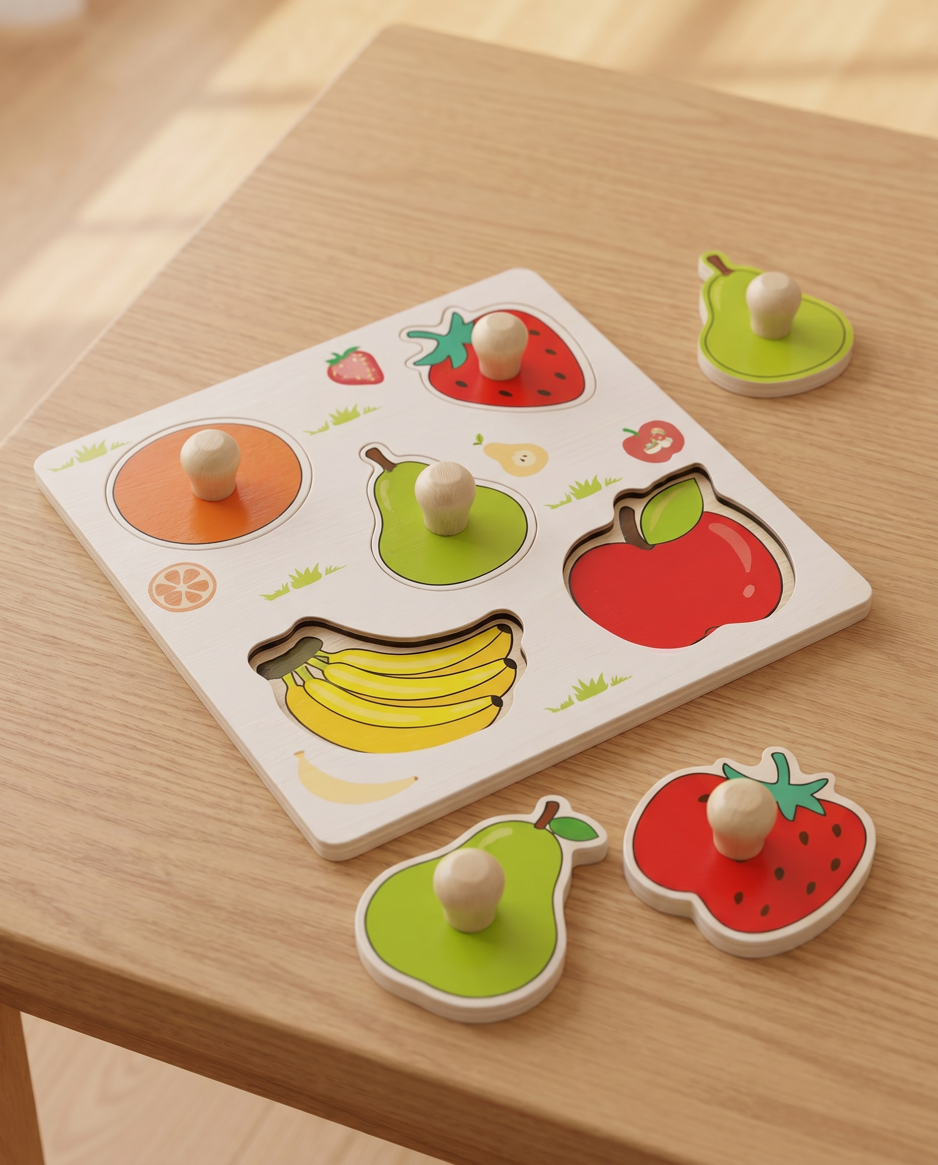 Puzzle bébé Montessori macro