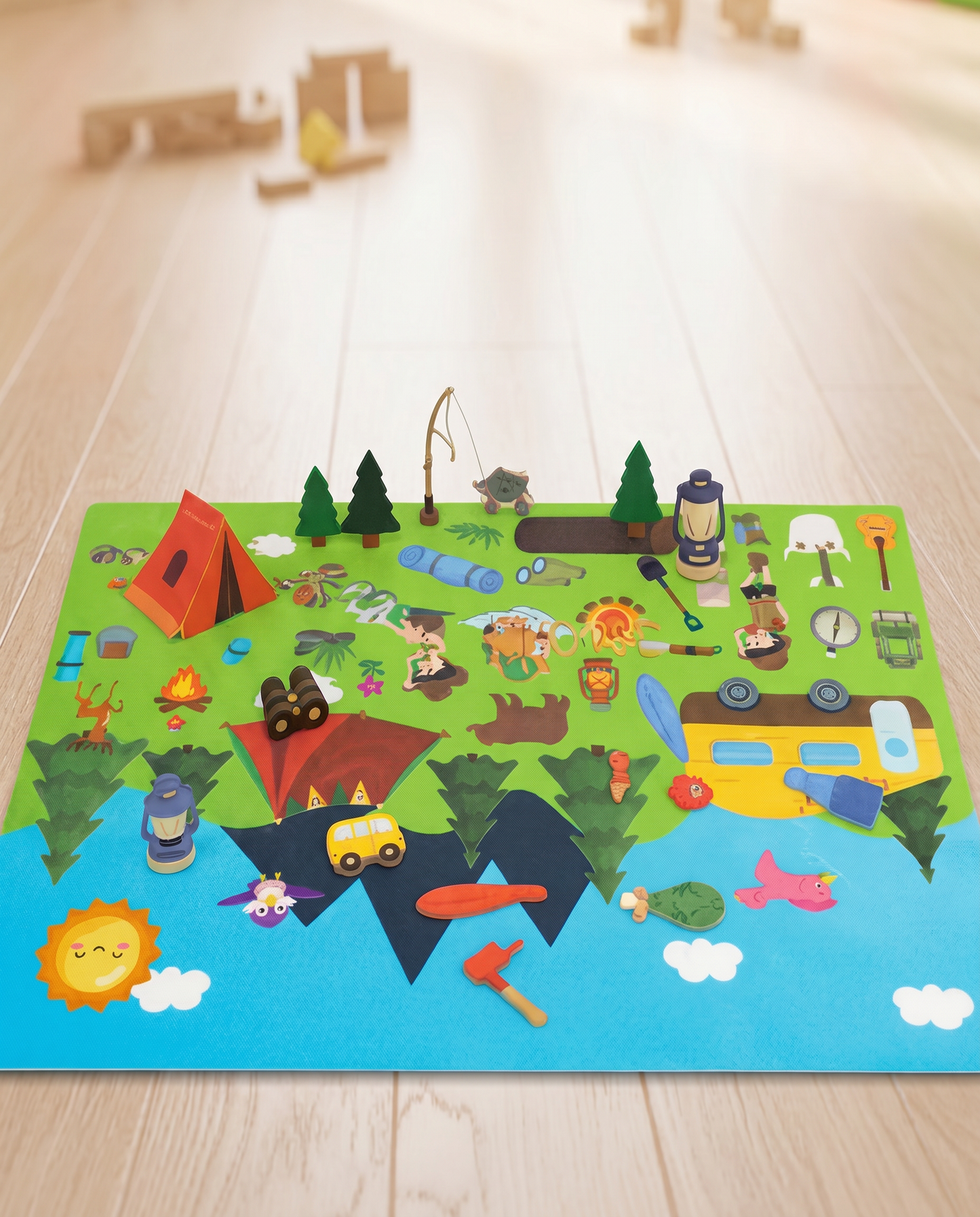 Jeu camping macro
