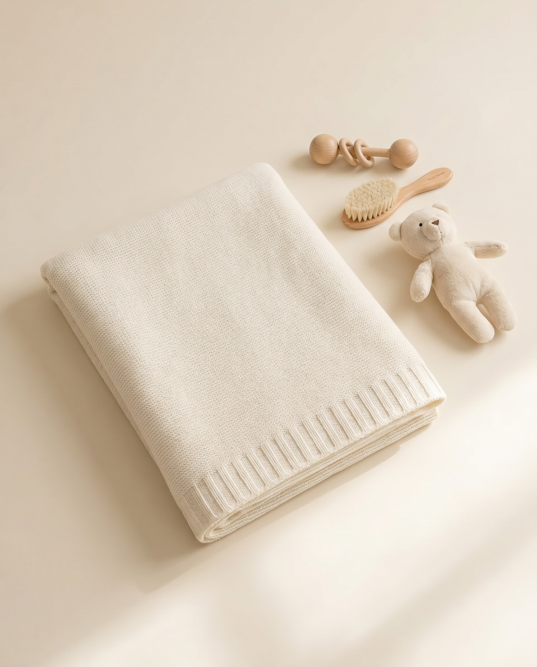 Couverture personnalisée flat-lay