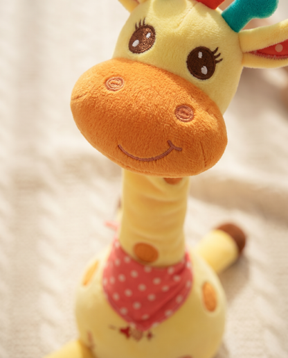 Peluche girafe macro