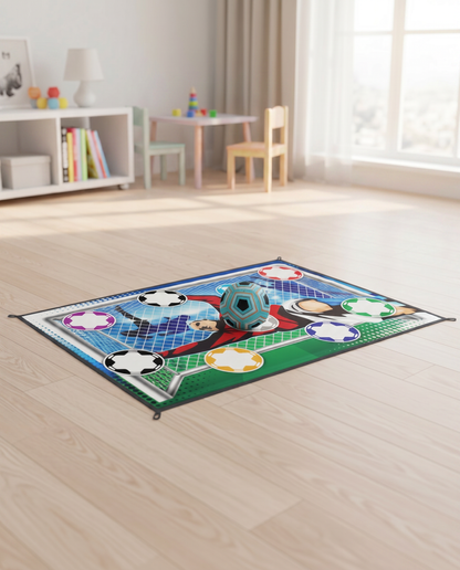 Tapis football salle de jeu