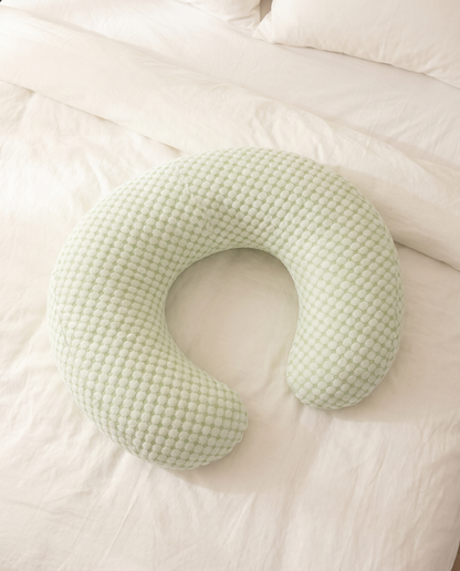 Coussin grossesse flat-lay