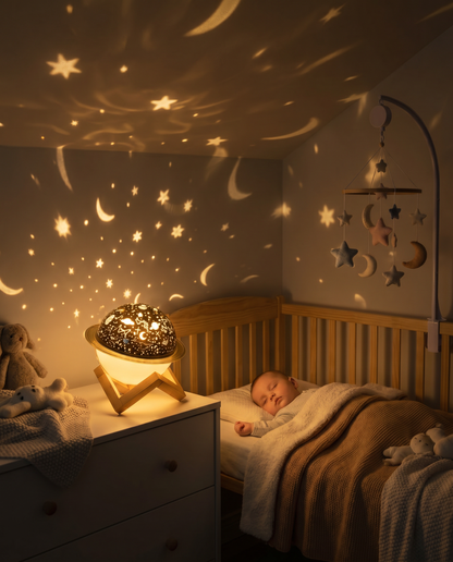Veilleuse projecteur étoiles nuit