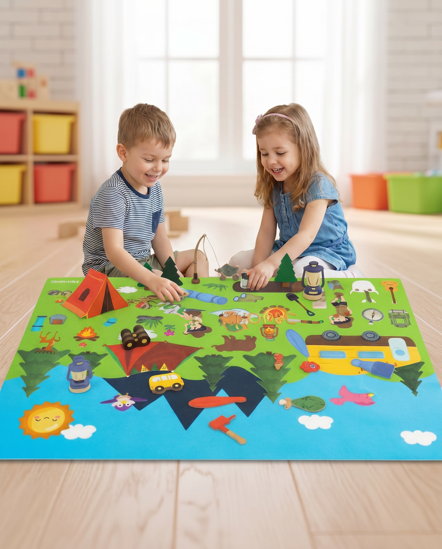 Jeu camping enfants