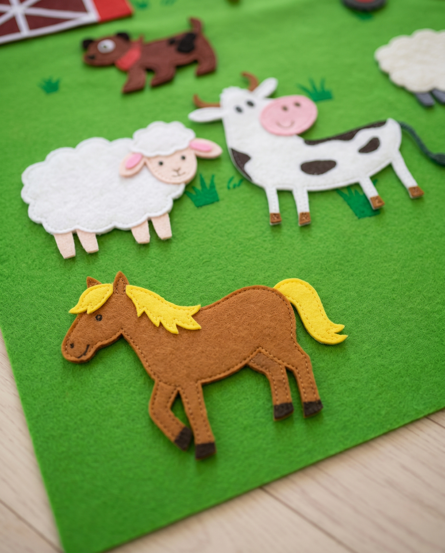 Jeu la ferme macro