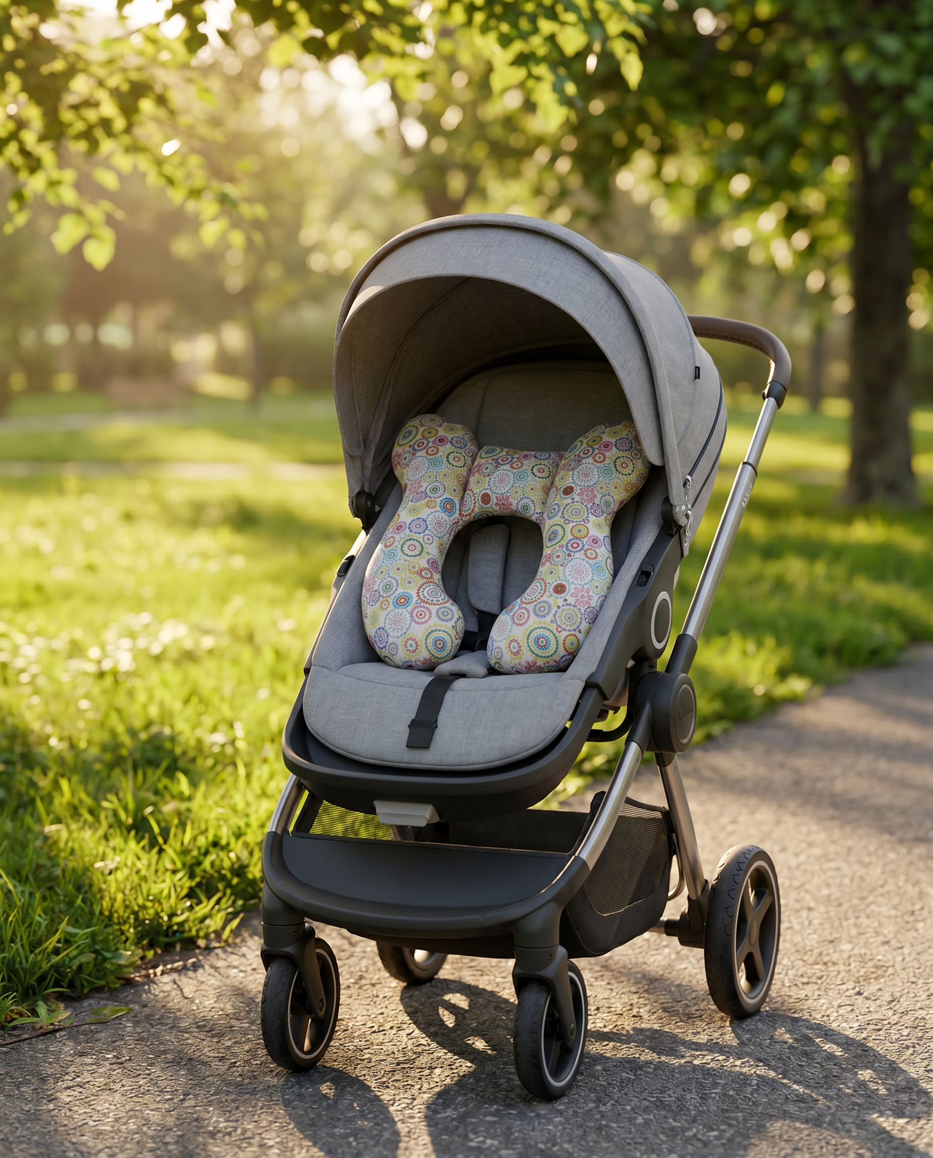 Tour de cou bébé poussette