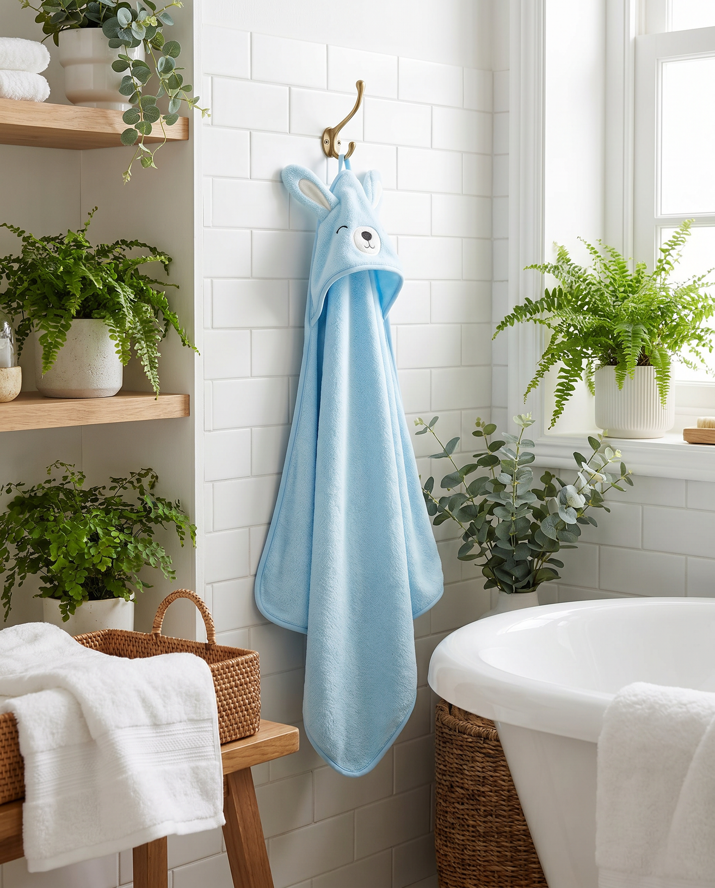 Cape de bain salle de bain